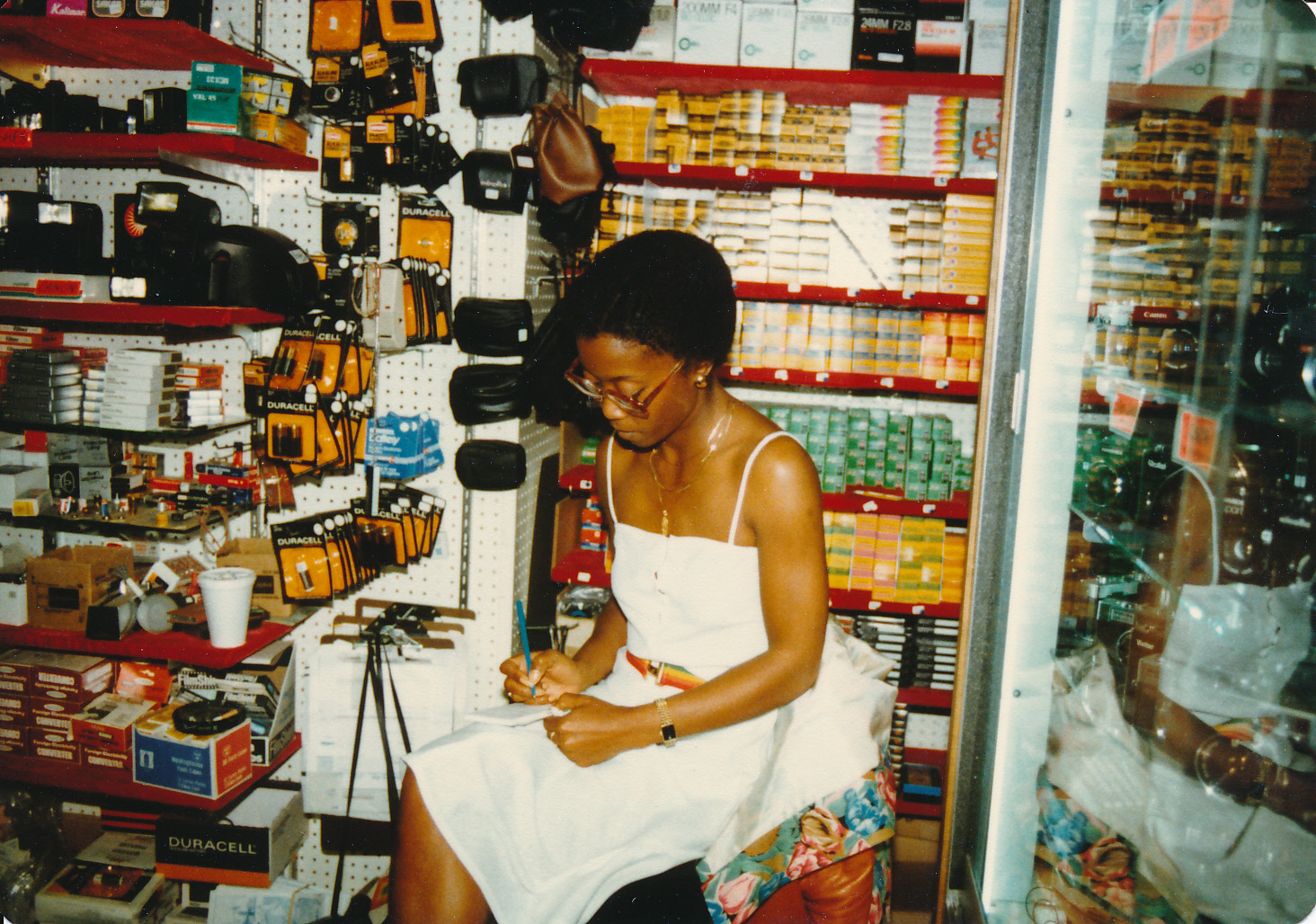 Arlinda at a Kodak store
